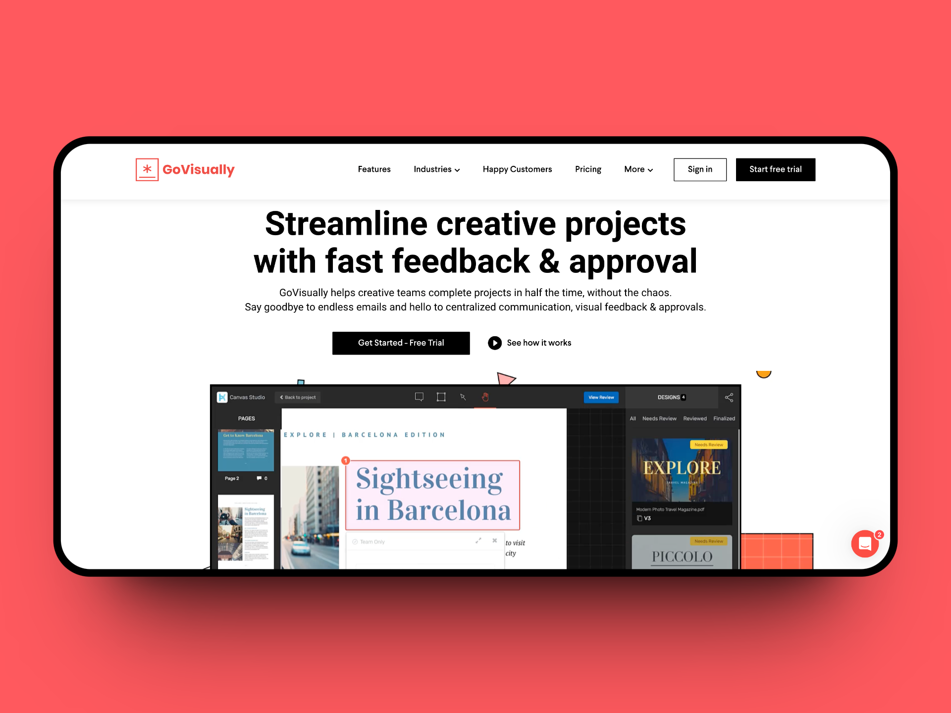 Govisually home page